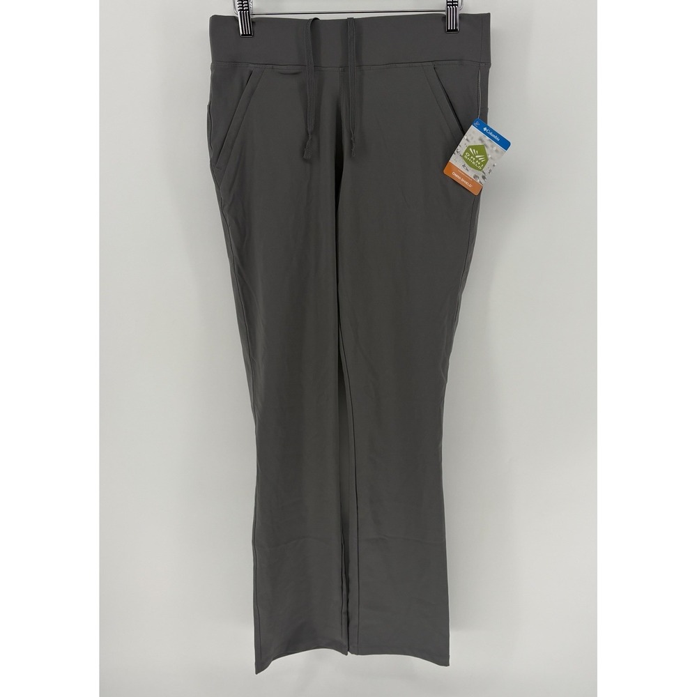 New Columbia Omni-Shade Womens Gray Active Bootcut Hiking Pants Size Small